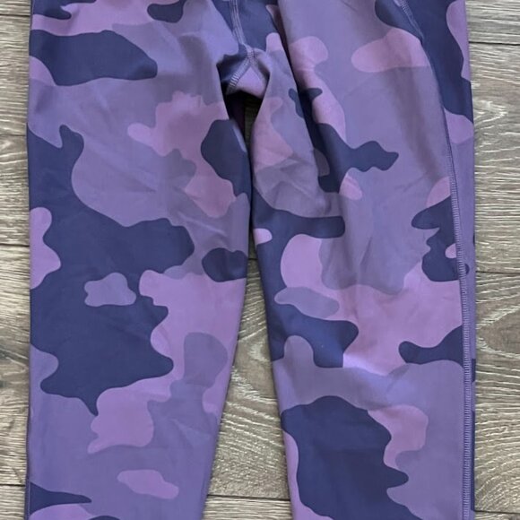 All in Motion Purple Camouflauge Active Pants Leggings XL 14/16 - Picture 6 of 10